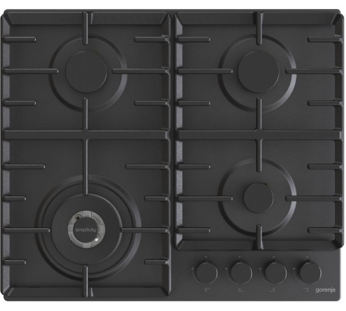 Газовая варочная поверхность Gorenje GW642SYB черный Газовая варочная поверхность Gorenje GW642SYB черный