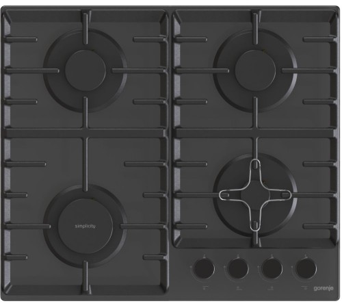Газовая варочная поверхность Gorenje GT642SYB черный Газовая варочная поверхность Gorenje GT642SYB черный