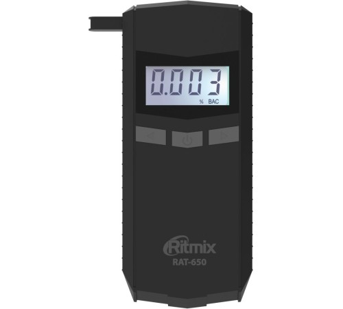 Алкотестер Ritmix RAT-650 электрохимический черный Алкотестер Ritmix RAT-650 электрохимический черный