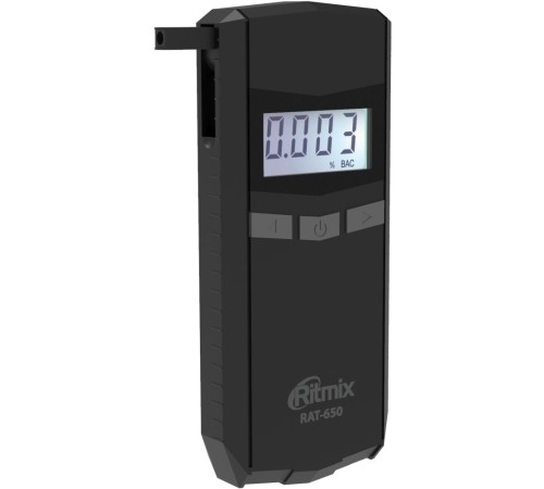 Алкотестер Ritmix RAT-650 электрохимический черный Алкотестер Ritmix RAT-650 электрохимический черный