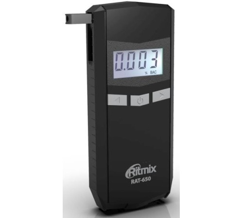 Алкотестер Ritmix RAT-650 электрохимический черный Алкотестер Ritmix RAT-650 электрохимический черный