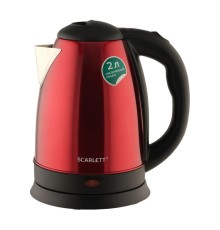 Чайник электрический Scarlett SC-EK21S76 2л. 1800Вт красный корпус: металл
