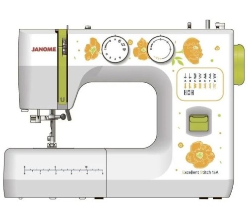 Швейная машина Janome Excellent Stitch 15A белый Швейная машина Janome Excellent Stitch 15A белый