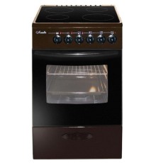 Плита Электрическая Лысьва EF4011MK00 коричневый стеклокерамика (без крышки)