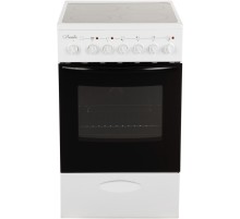 Плита Электрическая Лысьва EF4006MK00 белый стеклокерамика (без крышки)