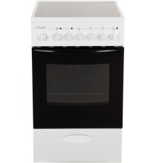 Плита Электрическая Лысьва EF4006MK00 белый стеклокерамика (без крышки)