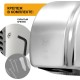 Сушилка для рук Puff 8851S 2100Вт хром