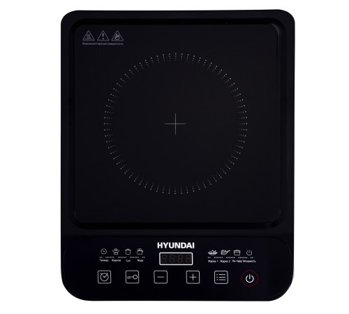 Плита Индукционная Hyundai HYC-0106 черный стеклокерамика (настольная)