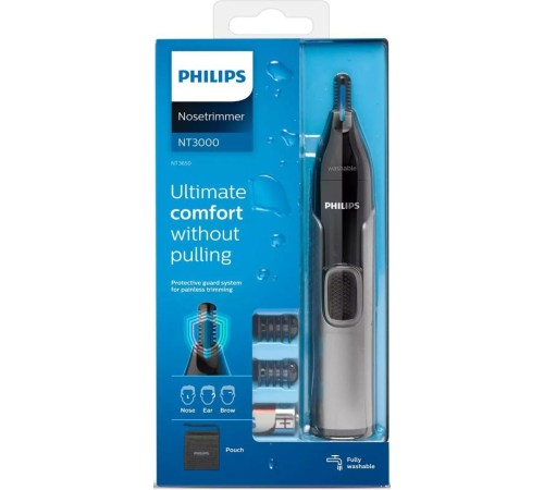 Триммер Philips NT3650/16 серый (насадок в компл:2шт) Триммер Philips NT3650/16 серый (насадок в компл:2шт)