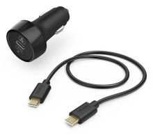 Автомобильное зар./устр. Hama H-183327 18W 3A (PD+QC) USB Type-C универсальное черный (00183327)