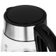 Чайник электрический Starwind SKG3026 1.7л. 2200Вт черный/серебристый корпус: стекло