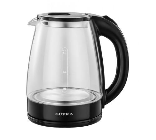 Чайник электрический Supra KES-1870G 1.8л. 1500Вт черный корпус: стекло Чайник электрический Supra KES-1870G 1.8л. 1500Вт черный корпус: стекло