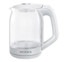 Чайник электрический Supra KES-1893 1.8л. 1500Вт белый корпус: стекло