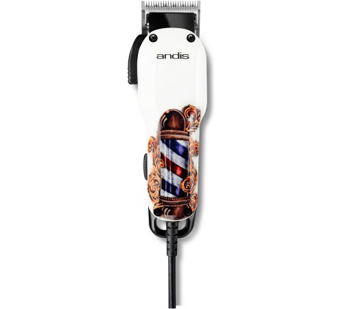 Машинка для стрижки Andis US-1 Fade in Barber Pole Design белый/рисунок (насадок в компл:5шт) Машинка для стрижки Andis US-1 Fade in Barber Pole Design белый/рисунок (насадок в компл:5шт)