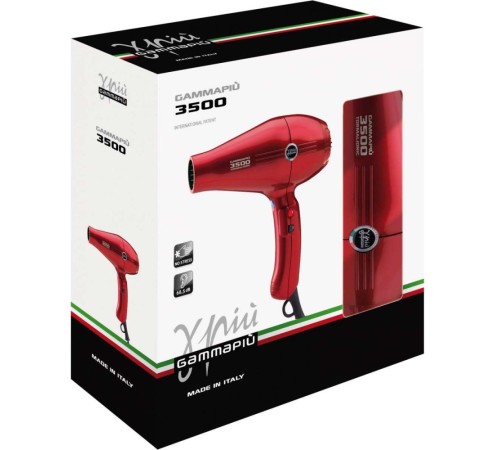Фен Gamma Piu HD-NA3425 2500Вт бордовый (076КР/3500) Фен Gamma Piu HD-NA3425 2500Вт бордовый (076КР/3500)