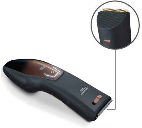 Машинка для стрижки Beurer HR5000 черный (насадок в компл:2шт)