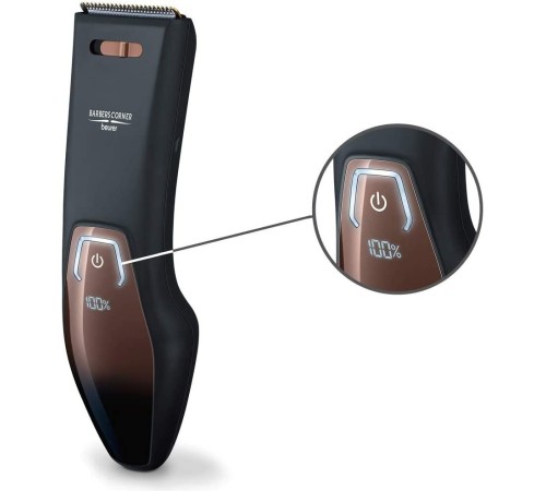 Машинка для стрижки Beurer HR5000 черный (насадок в компл:2шт)