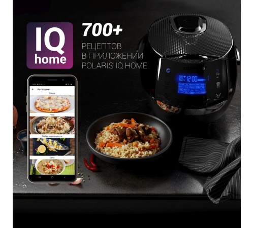 Мультиварка Polaris IQ Home PMC 0526 5л 860Вт черный Мультиварка Polaris IQ Home PMC 0526 5л 860Вт черный