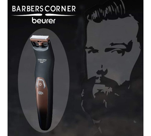 Триммер Beurer HR6000 черный (насадок в компл:1шт) Триммер Beurer HR6000 черный (насадок в компл:1шт)