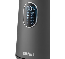 Чайник электрический Kitfort КТ-6115-2 1.5л. 1800Вт серый корпус: металл/пластик