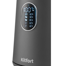 Чайник электрический Kitfort КТ-6115-2 1.5л. 1800Вт серый корпус: металл/пластик