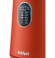 Чайник электрический Kitfort KT-6115-3 1.5л. 1800Вт красный корпус: металл/пластик (КТ-6115-3)