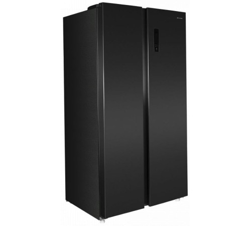 Холодильник Maunfeld MFF177NFSB 2-хкамерн. черный глянц. инвертер