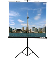 Экран на треноге Lumien 127x127см Eco View LEV-100104 1:1 напольный рулонный