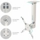 Кронштейн для проектора Onkron K5A белый макс.10кг потолочный поворотно-выдвижной и наклонный