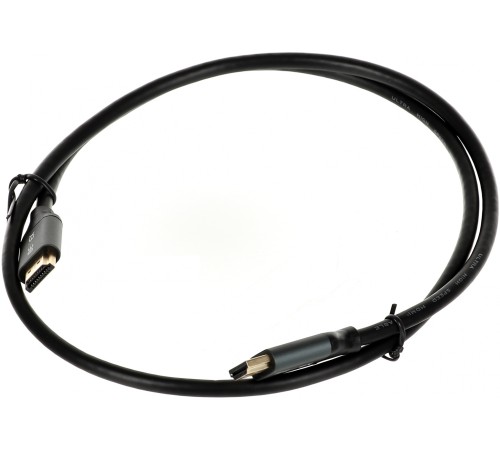 Кабель аудио-видео Ultra HD 8K HDMI (m)/HDMI (m) 1м. позолоч.конт. черный Кабель аудио-видео Ultra HD 8K HDMI (m)/HDMI (m) 1м. позолоч.конт. черный