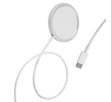 Беспроводное зар./устр. Redline Qi-13 12W 1A USB Type-C для Apple белый (УТ000023447)