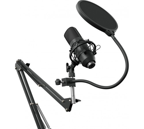 Микрофон проводной Оклик SM-700G 2.5м черный Микрофон проводной Оклик SM-700G 2.5м черный