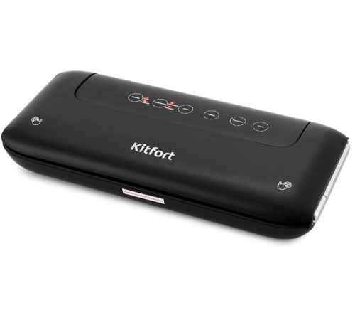 Вакуумный упаковщик Kitfort КТ-1508 130Вт черный Вакуумный упаковщик Kitfort КТ-1508 130Вт черный