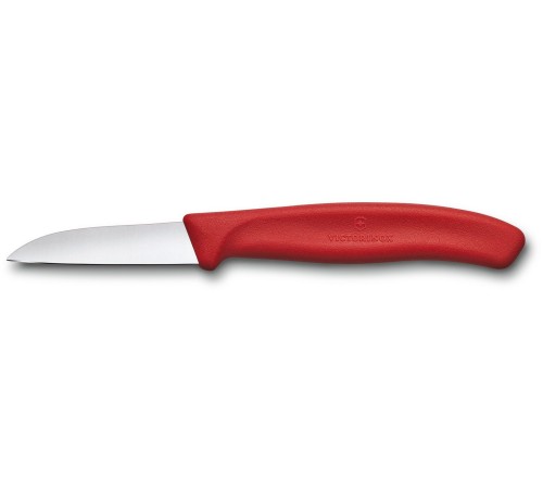 Нож кухонный Victorinox Swiss Classic (6.7301) стальной разделочный лезв.60мм прямая заточка красный Нож кухонный Victorinox Swiss Classic (6.7301) стальной разделочный лезв.60мм прямая заточка красный