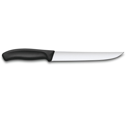 Нож кухонный Victorinox Swiss Classic (6.8103.18B) стальной разделочный лезв.180мм прямая заточка черный блистер Нож кухонный Victorinox Swiss Classic (6.8103.18B) стальной разделочный лезв.180мм прямая заточка черный блистер