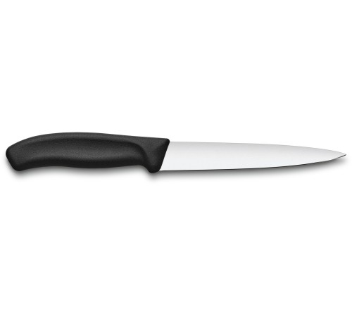 Нож кухонный Victorinox Swiss Classic (6.8713.16B) стальной филейный лезв.160мм прямая заточка черный блистер Нож кухонный Victorinox Swiss Classic (6.8713.16B) стальной филейный лезв.160мм прямая заточка черный блистер