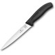 Нож кухонный Victorinox Swiss Classic (6.8713.16B) стальной филейный лезв.160мм прямая заточка черный блистер