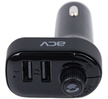 Автомобильный FM-модулятор ACV FMT-118B черный BT USB (37399)