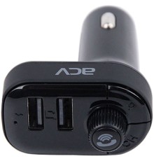 Автомобильный FM-модулятор ACV FMT-118B черный BT USB (37399)