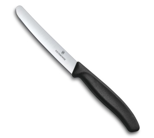 Нож кухонный Victorinox Swiss Classic (6.7803) стальной для овощей лезв.110мм прямая заточка черный Нож кухонный Victorinox Swiss Classic (6.7803) стальной для овощей лезв.110мм прямая заточка черный