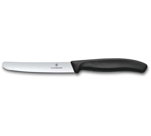 Нож кухонный Victorinox Swiss Classic (6.7803) стальной для овощей лезв.110мм прямая заточка черный Нож кухонный Victorinox Swiss Classic (6.7803) стальной для овощей лезв.110мм прямая заточка черный