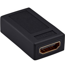 Адаптер аудио-видео Buro HDMI (f)/HDMI (f) позолоч.конт. черный (BHP-ADP-HDMI-2.0)