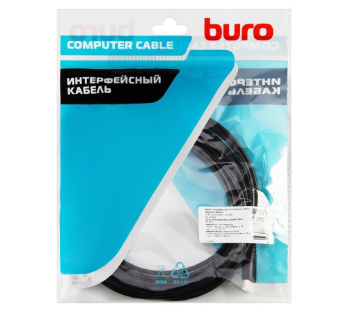 Кабель аудио-видео Buro mini-HDMI (m)/HDMI (m) 5м. черный (BHP-MINHDMI-5) Кабель аудио-видео Buro mini-HDMI (m)/HDMI (m) 5м. черный (BHP-MINHDMI-5)