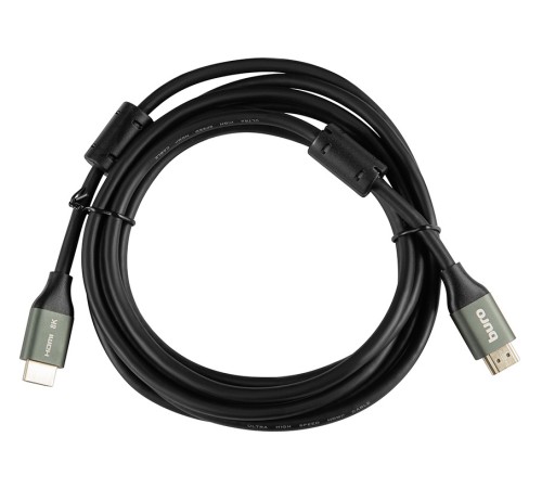 Кабель аудио-видео Buro HDMI (m)/HDMI (m) 3м. феррит.кольца позолоч.конт. черный (BHP-HDMI-2.1-3G) Кабель аудио-видео Buro HDMI (m)/HDMI (m) 3м. феррит.кольца позолоч.конт. черный (BHP-HDMI-2.1-3G)