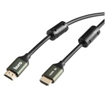 Кабель аудио-видео Buro HDMI (m)/HDMI (m) 3м. феррит.кольца позолоч.конт. черный (BHP-HDMI-2.1-3G)