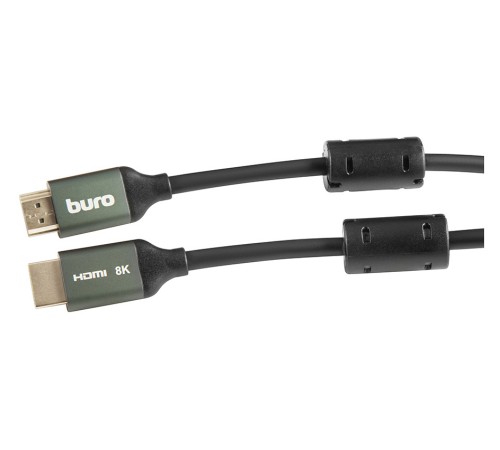 Кабель аудио-видео Buro HDMI (m)/HDMI (m) 3м. феррит.кольца позолоч.конт. черный (BHP-HDMI-2.1-3G) Кабель аудио-видео Buro HDMI (m)/HDMI (m) 3м. феррит.кольца позолоч.конт. черный (BHP-HDMI-2.1-3G)