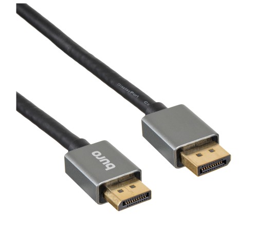 Кабель аудио-видео Buro V1.4 DisplayPort (m)/DisplayPort (m) 1.5м. позолоч.конт. черный (BHP-DPP-1.4-1.5G) Кабель аудио-видео Buro V1.4 DisplayPort (m)/DisplayPort (m) 1.5м. позолоч.конт. черный (BHP-DPP-1.4-1.5G)