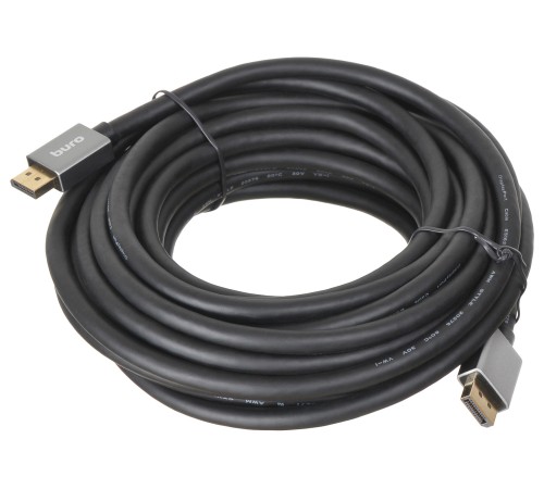 Кабель аудио-видео Buro V1.4 DisplayPort (m)/DisplayPort (m) 10м. позолоч.конт. черный (BHP-DPP-1.4-10G) Кабель аудио-видео Buro V1.4 DisplayPort (m)/DisplayPort (m) 10м. позолоч.конт. черный (BHP-DPP-1.4-10G)