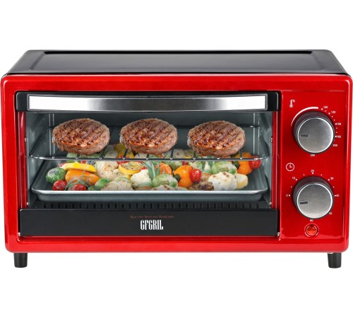 Мини-печь GFGril GFO-09 9л. красный Мини-печь GFGril GFO-09 9л. красный
