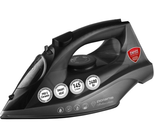 Утюг Polaris PIR 2430K 2400Вт черный